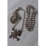 Silver pendant & bracelet 40g