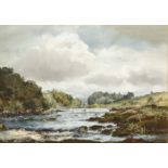 Frank Egginton RCA (1908-1990) RIVER MAINE watercolour signed lower right 14½ x 20½in. (36.83 x 52.