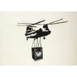 Will St Leger (b.1972) BRING THE BASS BACK, 2007 stencil on canvas; (no. 1 from edition of 2)