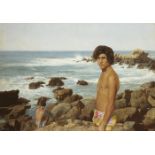 Patrick Hennessy RHA (1915-1980) KASSIM BY THE SEA, 1978 oil on canvas signed lower left; with title