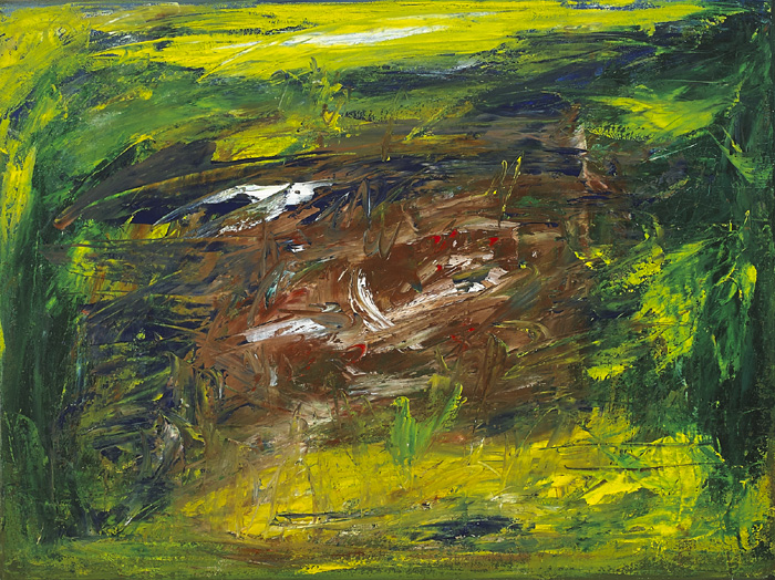 Seán McSweeney HRHA (b.1935) CONWAY'S BOG, 1988 oil on canvas signed, dated, titled and inscribed [