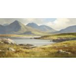 Maurice Canning Wilks RUA ARHA (1910-1984) CONNEMARA LANDSCAPE oil on canvas signed lower right;