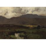 Frank McKelvey RHA RUA (1895-1974) GLENVEAGH HILLS oil on board signed lower left; with partially