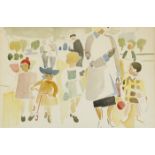 Father Jack P. Hanlon (1913-1968) TUILERIES watercolour signed lower right; titled on Taylor Gallery