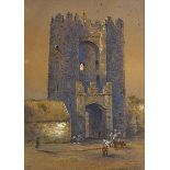 Henry George Roper-Curzon (1822-1892) LAWRENCE GATE, DROGHEDA, 1878 watercolour signed and dated