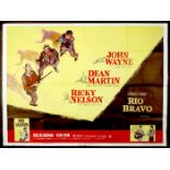 Rio Bravo 1959. Starring John Wayne, Dean Martin, Ricky Nelson. Wayne plays a Sherriff who heads