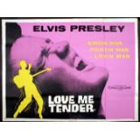 Love Me Tender 1960s re-release. Starring Elvis Presley, Richard Egan, Debra Paget. Directed by