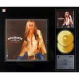 Anastacia, Double Platinum Award. Framed commemorative disc authorised by IRMA and presented to