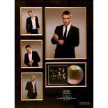 Westlife, 'The Love Album' Framed commemorative disc, accredited by Australian Recording Industry