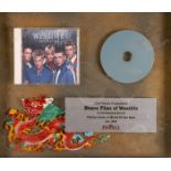 Westlife, 'World of Our Own' Framed commemorative disc presented by BMG Taiwan to Shane Filan, on