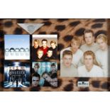 Westlife, 'Westlife' and 'Coast to Coast' Framed montage of Westlife DVD covers presented by BMG