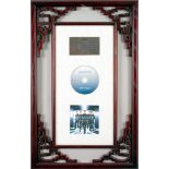 Westlife, 'Coast to Coast' Framed commemorative disc, presented by BMG Taiwan to Louis Walsh, on