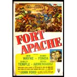 Fort Apache 1948. Starring John Wayne, Henry Fonda and Shirley Temple. Directed by John Ford. A US