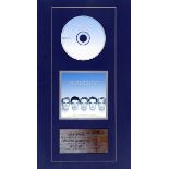 Westlife, 'Westlife Framed commemorative disc presented by BMG New Zealand to Louis Walsh, on