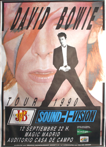 David Bowie, Stage, signed album and tour poster (2) Limited Edition yellow vinyl LP Record, 1978, - Image 2 of 2