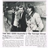 The Bee Gees' first UK appearance 1967, signed programme and signed invitation (2) A March 1967
