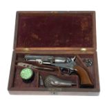 1849 .31 calibre Colt pocket percussion revolver Single action revolver with five-chamber cylinder