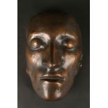 1803 Robert Emmett's death mask, cast in bronze From the original death-mask taken shortly after his