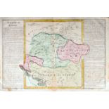 19th Century. Collection of Hand Coloured Maps of Central Europe. A Collection of Hand Coloured
