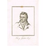 1813 (4 January) letter written by Henry Grattan. To J Swinburne Esq. Signed H Grattan" the letter