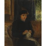 John Butler Yeats RHA (1839-1922) PORTRAIT OF 'LILY' (SUSAN MARY) YEATS BY HER FATHER AT BEDFORD