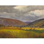 Hans Iten RHA (1874-1930) IN THE GLENS OF ANTRIM oil on canvas laid on board signed lower left 12