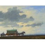 John Skelton (1923-2009) INTO THE WEST, 1994 oil on canvas signed lower right; signed, titled and