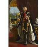 Sir John Lavery RA RSA RHA (1856-1941) THE EARL OF LONSDALE K. G., 1931 oil on canvas signed lower