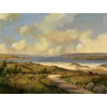 George K. Gillespie RUA (1924-1995) NEAR GORTAHORK, COUNTY DONEGAL oil on canvas signed lower