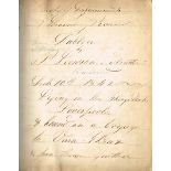 1842. A manuscript account book for the sailing ship Racer, a Dublin registered and owned