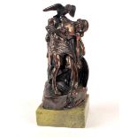 1966: 1916 Rising commemoration miniature sculpture of 'The Dying Cúchulainn' by Oliver Sheppard.