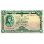 Currency Commission and Central Bank 'Lady Lavery' collection, Twenty Pounds to Ten Shillings.