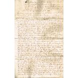 1662 Contract between Rt. Hon. Sir Maurice Eustace, Knight, Lord Chancellor of Ireland and Sir