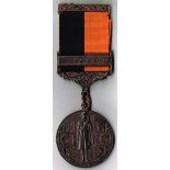 1917-1921 War of Independence Combatants' medal with Comhrach bar. To unknown recipient. Portrait