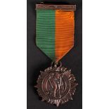 1916 Rising Medal to Patrick Farrell Impressed on reverse 28 - PATRICK - FARRELL.". Farrell Patrick,