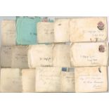 1900 - 1908 Correspondence between Frank Skeffington and Hannah Sheehy Thirteen letters between