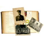 1910-1912 6th Inniskilling Dragoons, album of ephemera. A collection of ephemeral material