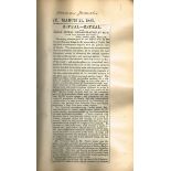 1843 Reports of Meetings for Repeal from Newspapers Including meetings of the Repeal Missions. March