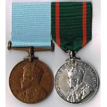 Dublin Metropolitan Police pair of medals for Royal Visits to Ireland. To Constable H. Kells, Edward