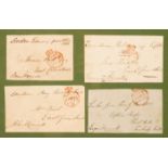 1831 -1833 O'Connell family, autograph signatures A collection of four envelopes or wrappers