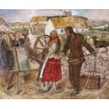 Margaret Clarke RHA (1888-1961) AIRMAN OF INISHEER oil on canvas 30 x 36in. (76.20 x 91.44cm)