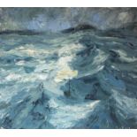 Donald Teskey RHA (b.1956) ISLAND CROSSING VII, 2000 oil on canvas signed lower right; signed,