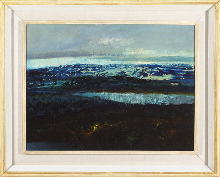 Daniel O’Neill (1920-1974) BOG POOL, c.1966 oil on board signed lower right; with title on - Image 2 of 3