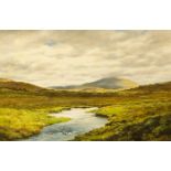 Frank Egginton RCA (1908-1990) THE FINNY RIVER, CONNEMARA, 1985 oil on canvas signed and dated lower