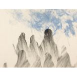 Patrick Scott HRHA (1921-2014) CHINESE LANDSCAPE, 1986 ink and watercolour signed and dated lower