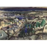 George Campbell RHA (1917-1979) MÁLAGA watercolour signed lower right 8½ x 11½in. (21.59 x 29.