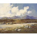 George K. Gillespie RUA (1924-1995) NEAR KILLARY, CONNEMARA oil on canvas signed lower right; titled