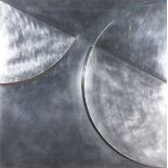 Brian King (b.1942) SQUARING THE CIRCLE NO. 3, 1989 aluminium on board signed, titled and dated on