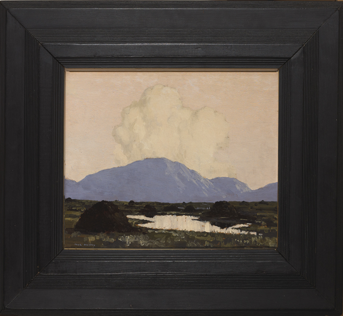 Paul Henry RHA (1876-1958) CONNEMARA, c.1929-1930 oil on board signed lower left 10¼ x 12¼in. (26.04 - Image 2 of 2