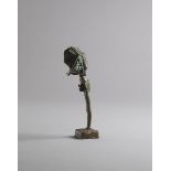 Ana Duncan WOMAN WITH UMBRELLA bronze 9½ x 2 x 2in. (24.13 x 5.08 x 5. ORIENTATION: P